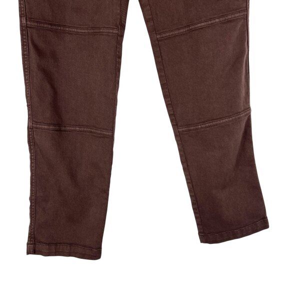 Aritzia Sunday Best Oscar Carpenter Pants Cargo Jeans in Cognac Brown Size 2 - Picture 6 of 12